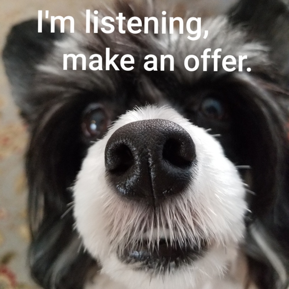 All offers considered.